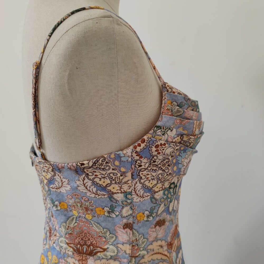 Zimmermann Rebellious style Tak mid-length floral print halter dress - Picture 6 of 11